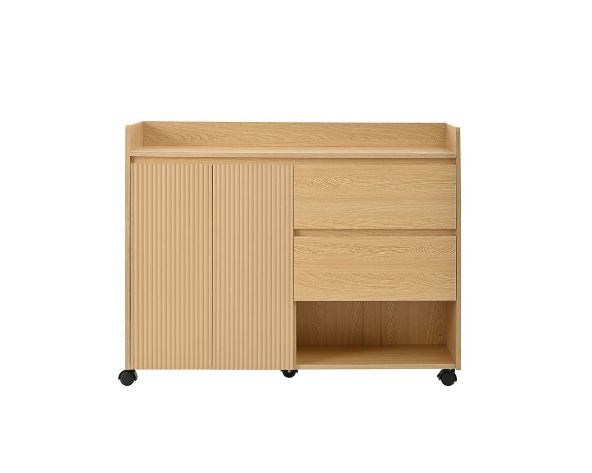 XDeer Schuhregal Schuhschrank mit Bremse Beweglicher Schuhregal, Schuhschränke 110 L x 35 B x 86 H Natur XDeer Schuhregal Schuhschrank mit Bremse Beweglicher Schuhregal, Schuhschränke 110 L x 35 B x 86 H Natur von XDeer