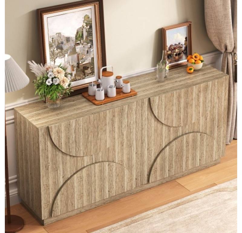XDeer Sideboard Sideboard mit Regalen, Kommode mit Rebounder, Wohnzimmerunterschrank 160 L x 40 B x 80 H(cm) von XDeer