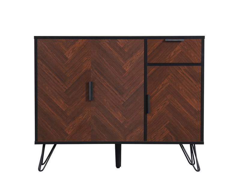XDeer Sideboard Sideboard mit Schublade und höhenverstellbaren Einlegeböden, Kommode Buffet Schrank Anrichte Beistellschrank 90x30x71,5cm XDeer Sideboard Sideboard mit Schublade und höhenverstellbaren Einlegeböden, Kommode Buffet Schrank Anrichte Beistellschrank 90x30x71,5cm von XDeer