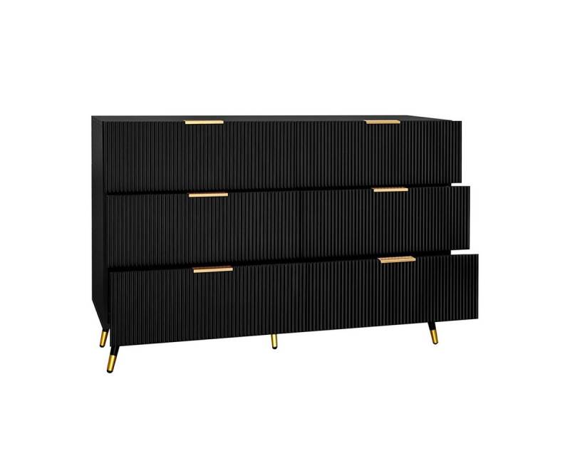 XDeer Sideboard Sideboard mit Schubladen und viel Stauraum Modernem Design, Kommode Buffet Schrank Anrichte Beistellschrank von XDeer