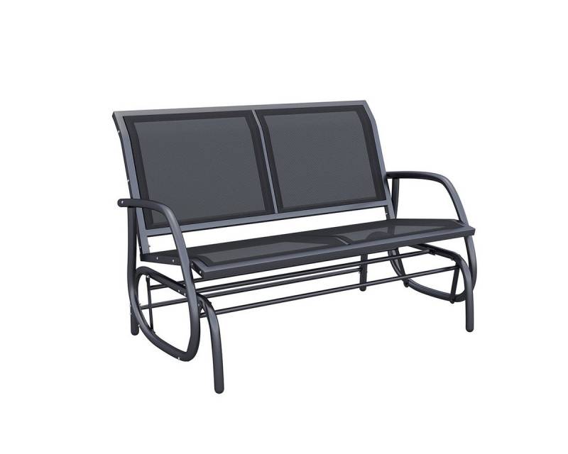 XDeer Sitzbank Gartenbank 2-Sitzer Metall Gartenmöbel Sitzbank Parkbank, 120 x 70 x 88 cm Schwarz XDeer Sitzbank Gartenbank 2-Sitzer Metall Gartenmöbel Sitzbank Parkbank, 120 x 70 x 88 cm Schwarz von XDeer