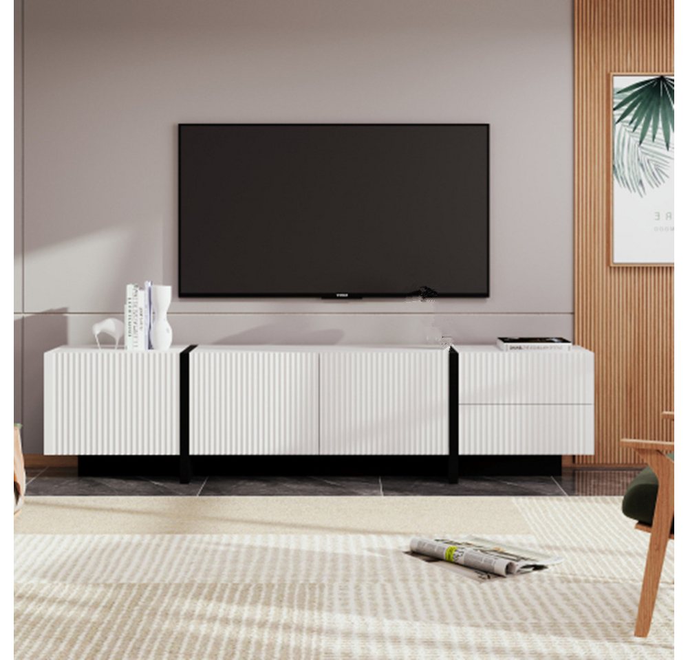XDeer TV-Schrank TV-Schrank mit 3 Türen, TV-Ständer mit 2 Schubladen,190 cm,TV-Boards XDeer TV-Schrank TV-Schrank mit 3 Türen, TV-Ständer mit 2 Schubladen,190 cm,TV-Boards von XDeer