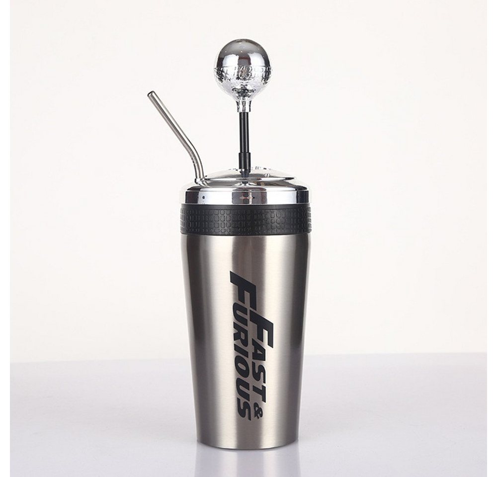 XDeer Trinkflasche Fast and Furious 10 Wasserbecher mit Strohhalm und Deckel, 500 ml,aus 304 Edelstahl, Wippe Gangschaltung Stil XDeer Trinkflasche Fast and Furious 10 Wasserbecher mit Strohhalm und Deckel, 500 ml,aus 304 Edelstahl, Wippe Gangschaltung Stil von XDeer