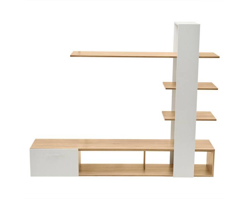 XDeer Wohnwand Wohnwand mit TV-Schrank Wohnzimmermöbel-Set TV Wohnwand Set, Wohnzimmermöbel-Set 180 x 33,5 x 151,5 cm von XDeer