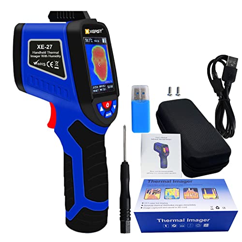 Infrarot Wärmebildkamera mit Temperatur und Luftfeuchtigkeitssensor, 1089 Pixel IR-Auflösung, Handheld-Wärmebildkameras Temperaturbereich -20 ℃ ~ 380 ℃ von XEAST