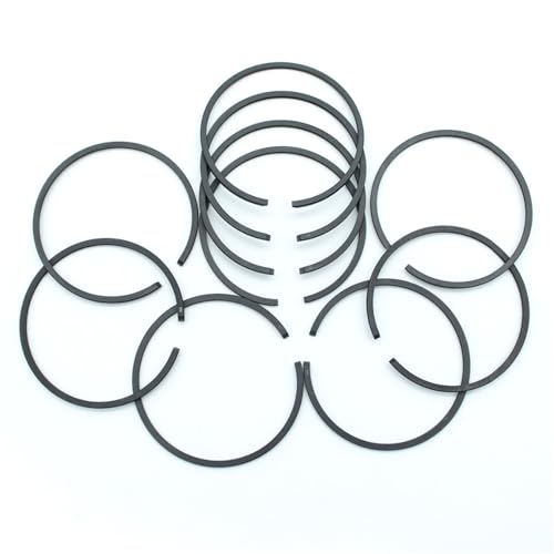 XEBRAD 10 PCS Legierung 45mm 1E45 STD Kolbenring TIGER, for, ET650 ET950 TG950 Benzingenerator 600W 850W Ersatz Kettensägen-Kolbenring von XEBRAD