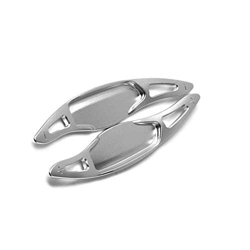 XEBRAD 2 STÜCKE Auto Lenkrad Schaltwippen Extended, for Kia, Stinger CK K8 2018 2019 2020 Lenkrad-Schaltwippen(Silver) von XEBRAD