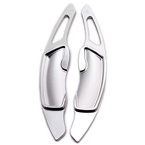 XEBRAD 2 STÜCKE Lenkrad Schalthebel, for Subaru, for Forester, SJ BRZ XV Outback Legacy, for Toyota, GT86 FR-S Paddelgetriebe Lenkrad-Schaltwippen(Silver) von XEBRAD