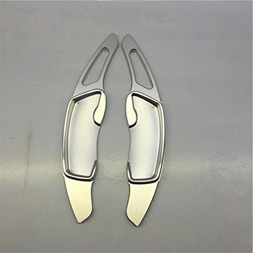 XEBRAD 2 STÜCKE Lenkrad Schaltwippen, for Subaru, XV BRZ, for Forester, Outback Legacy, for Toyota, GT86 Aluminiumlegierung Lenkrad-Schaltwippen(Silver) von XEBRAD