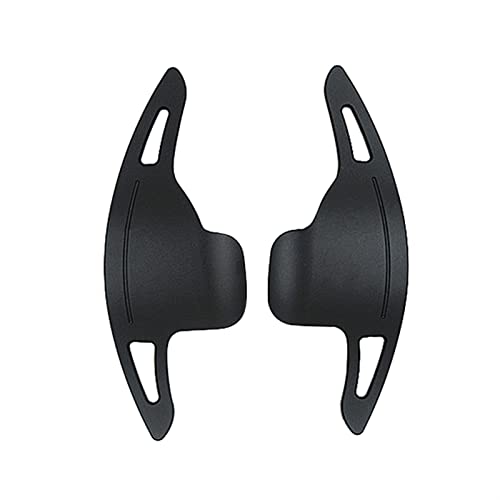 XEBRAD 2 Stück Lenkrad-Schaltwippen-Verlängerung, for, F30 F31 F32 F10 F20 F22 F15 F16 X1 X3 X4 X5 X6 Aluminium Lenkrad-Schaltwippen(Black) von XEBRAD