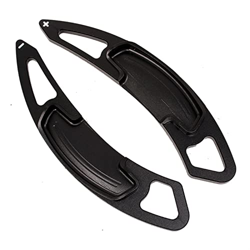 XEBRAD 2-teilige Lenkrad-Schaltwippenverlängerung, for Civic, for Accord, Spirior Odyssey 2015 2016 2017 2018 2019, Aluminium Lenkrad-Schaltwippen(Black) von XEBRAD
