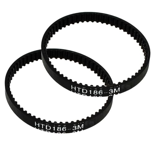 XEBRAD 2PCS Zahnriemenantrieb HTD1863M, for Karcher, for FC3 FC5 Hartbodenreiniger X.605500 Riemenersatzteile for Karcher FC3 Staubsaugerriemenreparatur von XEBRAD