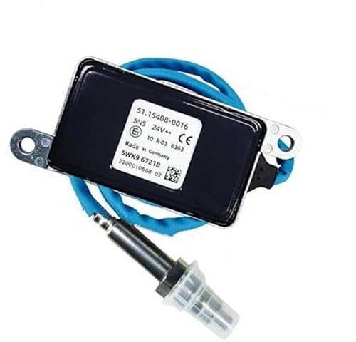 XEBRAD 51.15408-0016 5WK9 6721B 5WK96721B 51154080016 .154080016 Stickstoff-Sauerstoff-Sensor 24 V, for MAN Truck Stickoxid-Sensor(BLACK 5WK96721B) von XEBRAD