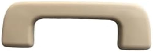 XEBRAD Auto-Innendach-Sicherheitsgriff, Decken-Handlauf, Dach-Zuggriff, for Toyota, for Corolla, Altis Aruis Yaris, for RAV4, Prius Vios EZ 2014–2017 (hinten beige) Autodachgriff(BLACK Front Beige) von XEBRAD