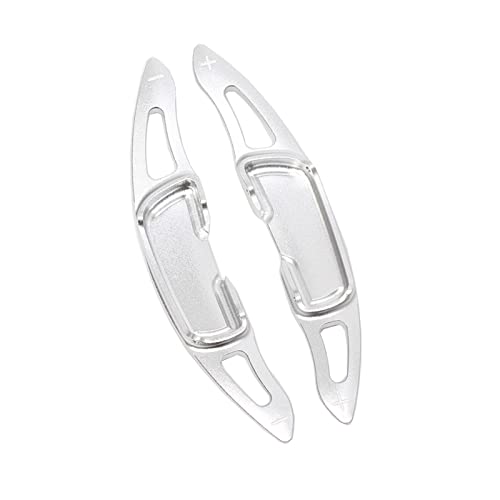 XEBRAD Auto-Lenkrad-Schaltwippe, Direktschaltgetriebe, for Mazda, 3 6 CX-4 2013+ CX-5 2016 2017 2018 Atenza Axela 2014-2018 Lenkrad-Schaltwippen(Silver) von XEBRAD