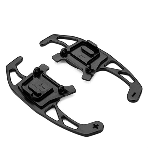 XEBRAD Auto Lenkrad Schaltwippen Extender Werkzeuge Innen Zubehör, for VW, for Golf, 7 GTI GTD GTE MK7, for POLO, for Scirocco Lenkrad-Schaltwippen(Black) von XEBRAD