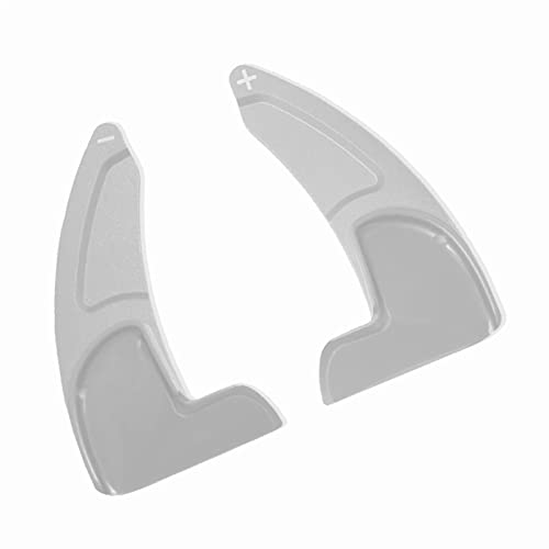 XEBRAD Auto Lenkrad Schaltwippen Schalthebelverlängerung, for DODGE, Challenger Charger 2015-2020 Aluminium Lenkrad-Schaltwippen(Silver) von XEBRAD