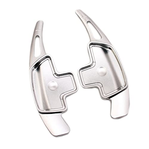 XEBRAD Auto-Lenkrad-Schaltwippen-Schalthebelverlängerung, for Mercedes-Benz, A-Klasse W177 Limousine V177 A180 A180d A200 A250 2019 2020 Lenkrad-Schaltwippen(Silver) von XEBRAD