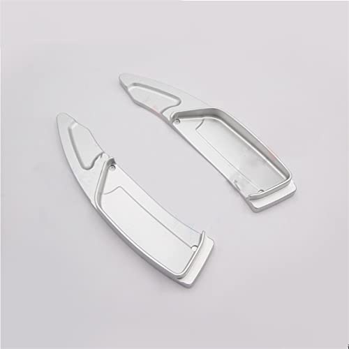 XEBRAD Auto-Lenkrad-Schaltwippen-Verlängerung, for Peugeot, 208 308 508 2008 3008 4008 5008, for Citroen, Aluminium Lenkrad-Schaltwippen(Silver) von XEBRAD