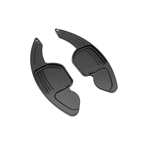 XEBRAD Auto Lenkrad Schaltwippen Verlängerung Direkte Gangschaltung Paddel, for Audi, A3 A4L A5 A6 A7 A8 S5 Q7 Lenkrad-Schaltwippen(Black) von XEBRAD