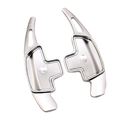 XEBRAD Auto-Lenkrad-Schaltwippen-Verlängerungsschalthebel, for Mercedes-Benz, A-Klasse W177 Limousine V177 MB A180 A180d A200 A250 2019 2020 Lenkrad-Schaltwippen(Silver) von XEBRAD