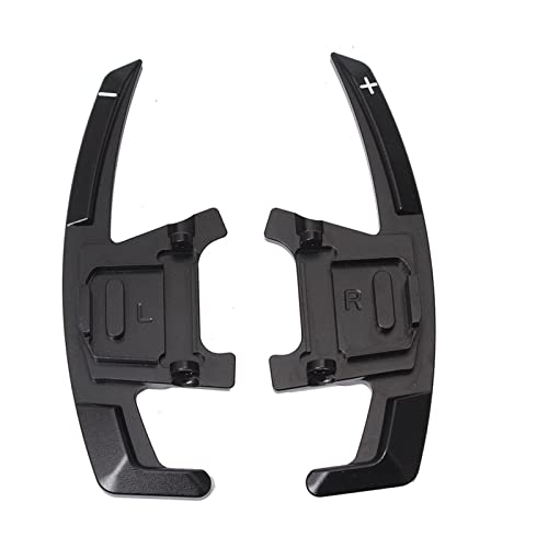 XEBRAD Auto-Lenkrad-Schaltwippen-Verlängerungsschalthebel ersetzen, for VW, for Golf, GTI R GTD GTE MK7 7, for POLO, for Scirocco, 2014-2019 Lenkrad-Schaltwippen(Black) von XEBRAD