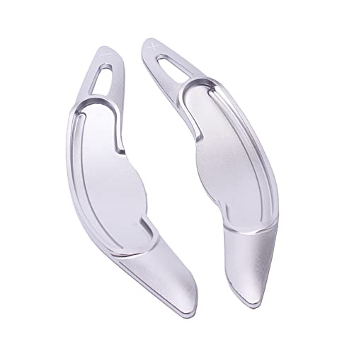 XEBRAD Auto-Lenkrad-Schaltwippen-Zubehör, automatische Paddel-Aluminium-Verlängerungen, for MINI, Gen 3 F56 Cooper S JCW alle Modelle Lenkrad-Schaltwippen(Silver) von XEBRAD