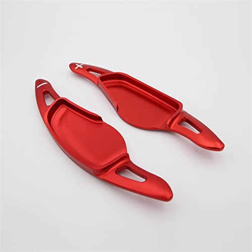 XEBRAD Auto-Lenkradpaddel-Verlängerung, Direktschaltpaddel-Verlängerung, for, 3 5 6 7 X3 X4 X5 G20 G30 G31 G32 G12 G01 G02 G05 Lenkrad-Schaltwippen(Red) von XEBRAD