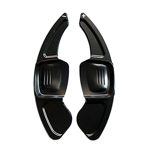 XEBRAD Auto-Paddel-Lenkradverlängerung, Schalthebel, Ruder-Gangschaltung 2p, for Volkswagen, for VW, for Tiguan, 2017-2019, Aluminiumlegierung Lenkrad-Schaltwippen(Black) von XEBRAD