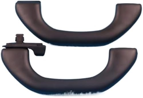 XEBRAD Dachgriffzug, graue vordere und hintere Autodachhandlauf-Innendeckenzuggriffe, for VW, for Polo, 6R 9N 2011-2018 6R0857607B 6R0857607C (Größe : Front and Rear-01) Autodachgriff von XEBRAD