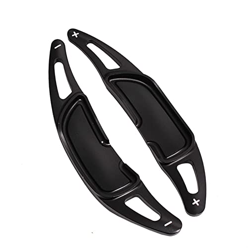 XEBRAD Lenkrad Schaltwippen Verlängerung Schalthebel Ersatz, for Mercedes, for Benz, AMG A45 CLA45 C63 GLA45 GLS63 GLE63 G63 Aluminium Lenkrad-Schaltwippen(Black) von XEBRAD