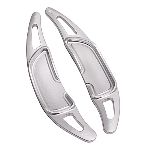 XEBRAD Lenkrad Schaltwippen Verlängerung Schalthebel Ersatz, for Mercedes, for Benz, AMG A45 CLA45 C63 GLA45 GLS63 GLE63 G63 Aluminium Lenkrad-Schaltwippen(Silver) von XEBRAD