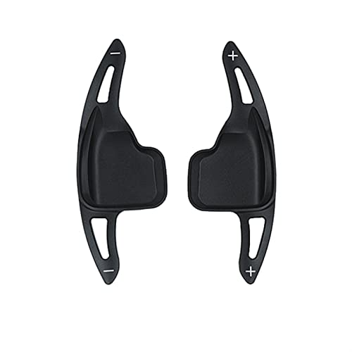 XEBRAD Lenkradwippen-Verlängerung, Schaltwippen, for, F30 F10 GT X1 X4 Z4 3 4 5 Serie F20 F22 F48 F25, Aluminium Lenkrad-Schaltwippen(Black) von XEBRAD