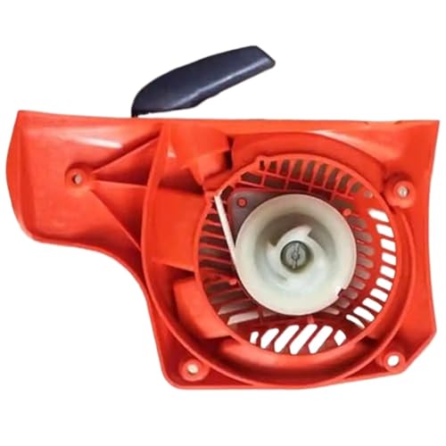 XEBRAD MT4100 Recoil Starter 50172002, for Emak, for EFCO, MT3700 MT4100S/SP 16" KETTENSÄGENRIEMENRÜCKLAUFFEDERGEHÄUSE SEILGRIFF Griff Carter Rückstoßstarter-Federseil(Black MT4100 Starter) von XEBRAD