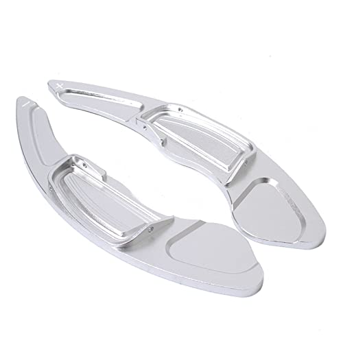 XEBRAD Paar Lenkrad-Schaltwippen verlängern Auto-Verlängerung Schalthebel City, for Civic, Gen8 Fit CR-V Auto Styling Aluminium Lenkrad-Schaltwippen(Silver) von XEBRAD