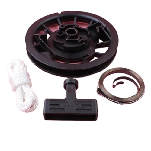 XEBRAD Recoil Starter Pulley Frühling Seil Griff Grip Kit for GX120 GX160 GX200 4-Takt Motor Motor Teile Rückstoßstarter-Federseil von XEBRAD