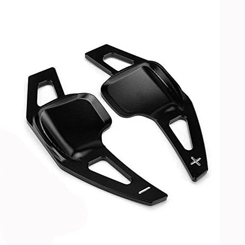 XEBRAD Schaltwippe Lenkrad Schalthebelverlängerung, for, 3er 5er F30 F32 F10 F20 F22 F15 F16 X1 X3 X4 X5 Aluminium Lenkrad-Schaltwippen(Black) von XEBRAD