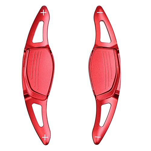 XEBRAD Schaltwippe Lenkradschaltwippe Auto-Schaltwippe Verlängerung, for Audi, RS3 RS4 RS5 2017 2018 R8 TT RS 2016 Lenkrad-Schaltwippen(Red) von XEBRAD