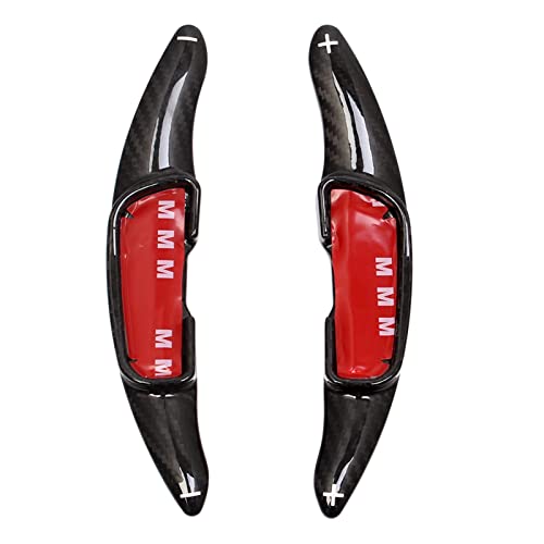 XEBRAD Schaltwippen Lenkrad-Schalthebelverlängerung, for Mazda 3 6 CX-3 CX4 CX-5 CX5 MX5 Atenza Axela Kohlefaser Lenkrad-Schaltwippen(Black) von XEBRAD