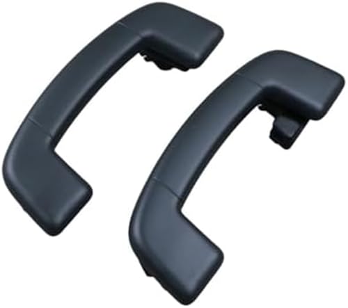XEBRAD Schwarze vordere und hintere Autodach-Handlauf-Innendecken-Zuggriffe, for VW, for Golf, 7 .5 MK7 5G0857607 5G0 857 607 5G0857643 643 (vorne hinten) Autodachgriff(BLACK Front and Rear) von XEBRAD