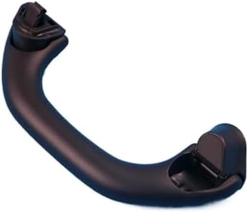 XEBRAD Schwarze vordere und hintere Autodach-Handlauf-Innendecken-Zuggriffe, passend for VW, for POLO, 6R 9N 2011–2018 6R0857607B 6R0857607C (6R0857607C hinten) Autodachgriff(BLACK 6r0857607b Front) von XEBRAD