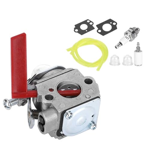 XEBRAD Vergaser Garten Rasenmäher Trimmer Vergaser Kit, for Homelite, UT 8209 33600A 26cc EHCPS 0264AT 0264OF 2-Takt-Vergaser-Kit von XEBRAD