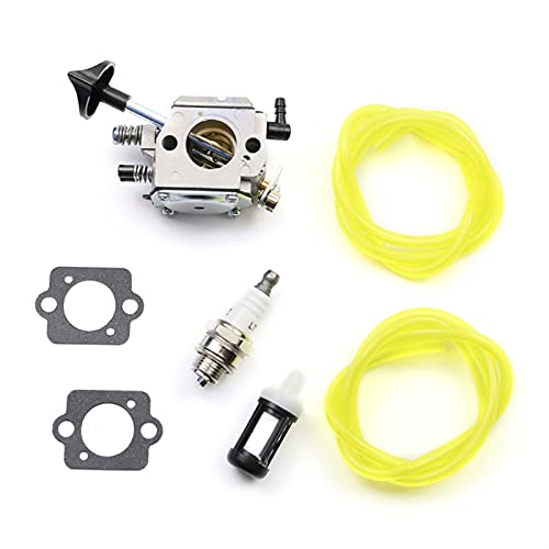 XEBRAD Vergaser-Kit, Trimmer-/Schneider-/Laubbläser-Vergaser, Zündkerze, Kraftstofffilter, for STIHL, BR400, BR420, BR320, BR380, 42031200601 2-Takt-Vergaser-Kit von XEBRAD