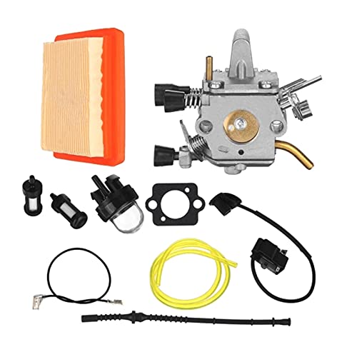XEBRAD Vergaser Luftfilter Kraftstoff Schlauch Kit Trimmer Freischneider FS120 FS200 FS250 FS250R FS350 2-Takt-Vergaser-Kit XEBRAD Vergaser Luftfilter Kraftstoff Schlauch Kit Trimmer Freischneider FS120 FS200 FS250 FS250R FS350 2-Takt-Vergaser-Kit von XEBRAD