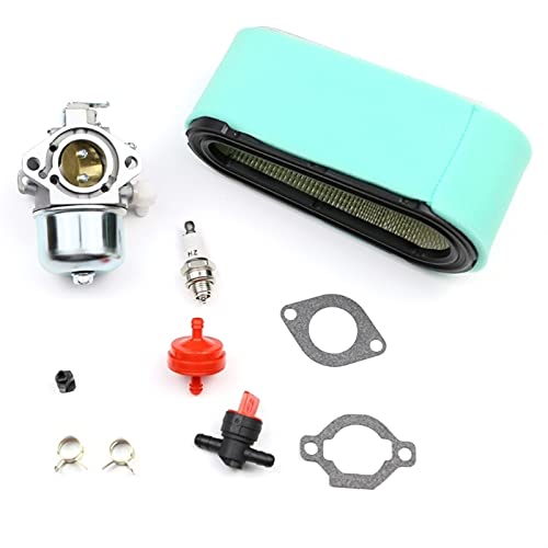 XEBRAD Vergaser mit Luftfilter, Zündkerzendichtungssatz, Rasenmähermotoren, Traktor-Vergaserersatzteile 699831 2-Takt-Vergaser-Kit von XEBRAD