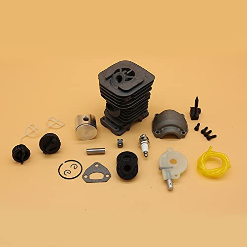 XEDLAMP 38 MM 40 MM Zylinderkolbenwanne Ölpumpe Öldichtungskappensatz, for Husqvarna, 141 142 136 137 Kettensägen Ersatzmotor Motorteile Rasenmäher-Zylinder(HUS142 40MM) von XEDLAMP