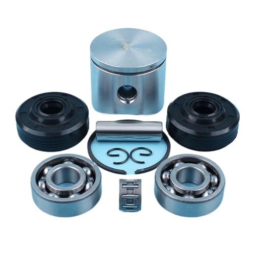 XEDLAMP 40-mm-Kolben-Kurbelwellen-Kugellager-Öldichtungssatz, for Husqvarna, 41 141 142 Kettensäge 530 06 9454 Kurbelwellendichtung für Kettensägen von XEDLAMP