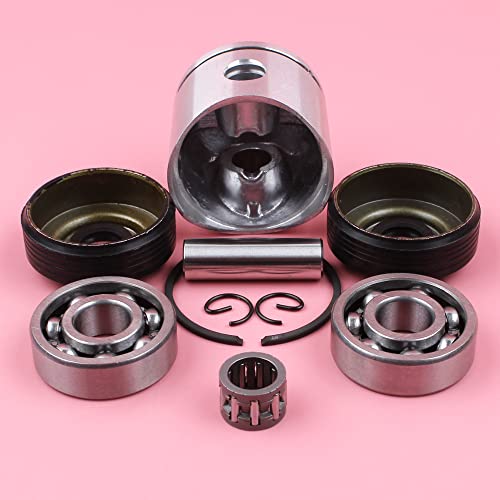 XEDLAMP 40 mm Kolbenbolzenring Sicherungsring Kurbellager Öldichtung Nadellager, for Husqvarna 41 141 141LE 142 142E, Kettensägenteile Kurbelwellendichtung für Kettensägen von XEDLAMP