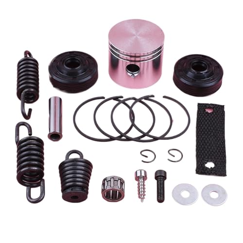 XEDLAMP 41,1 mm Kolbenbolzenring-Sicherungsringsatz, for Partner, 350 351 370 Öldichtung, AV-Puffer, Stoßdämpfer-Federsatz, Kettensäge, Ersatzteil Kurbelwellendichtung für Kettensägen von XEDLAMP