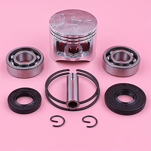 XEDLAMP 45mm Kolbenringbolzen Sicherungsringsatz Chinesische 5200 52cc Kurbellager Öldichtungssatz Kettensäge Ersatzteil Kurbelwellendichtung für Kettensägen von XEDLAMP
